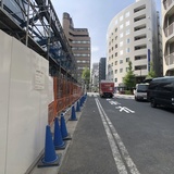 茅場町スカイハイツ 前面道路