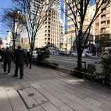 築地ファーストビル 前面道路